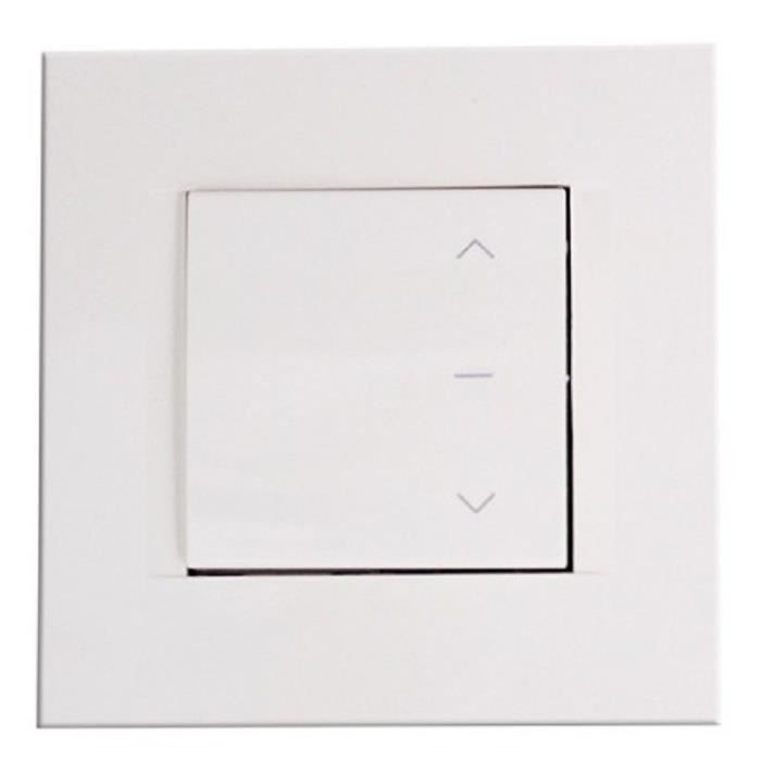 Volet roulant - Aluminium - H220 cm x L150 cm - Manœuvre électrique filaire - Coloris Blanc - Ajustable