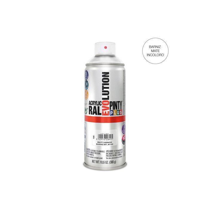 Aérosol vernis mat 400 ml - PINTY - Vernis - Intérieur - Mat - Acrylique