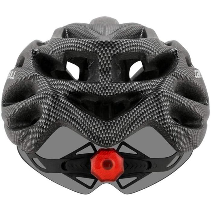 Casque de cyclisme - Cairbull - Modèle multisports - 55-61cm - Rétroéclairage LED - Visière amovible