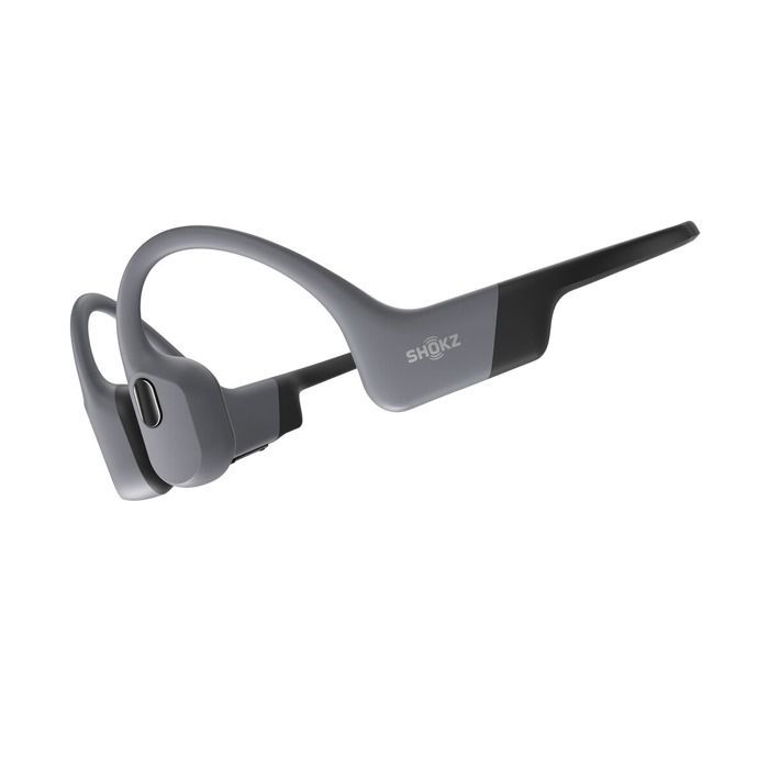 Auriculares de conducción ósea Shokz OpenSwim Pro grises con carga inalámbrica