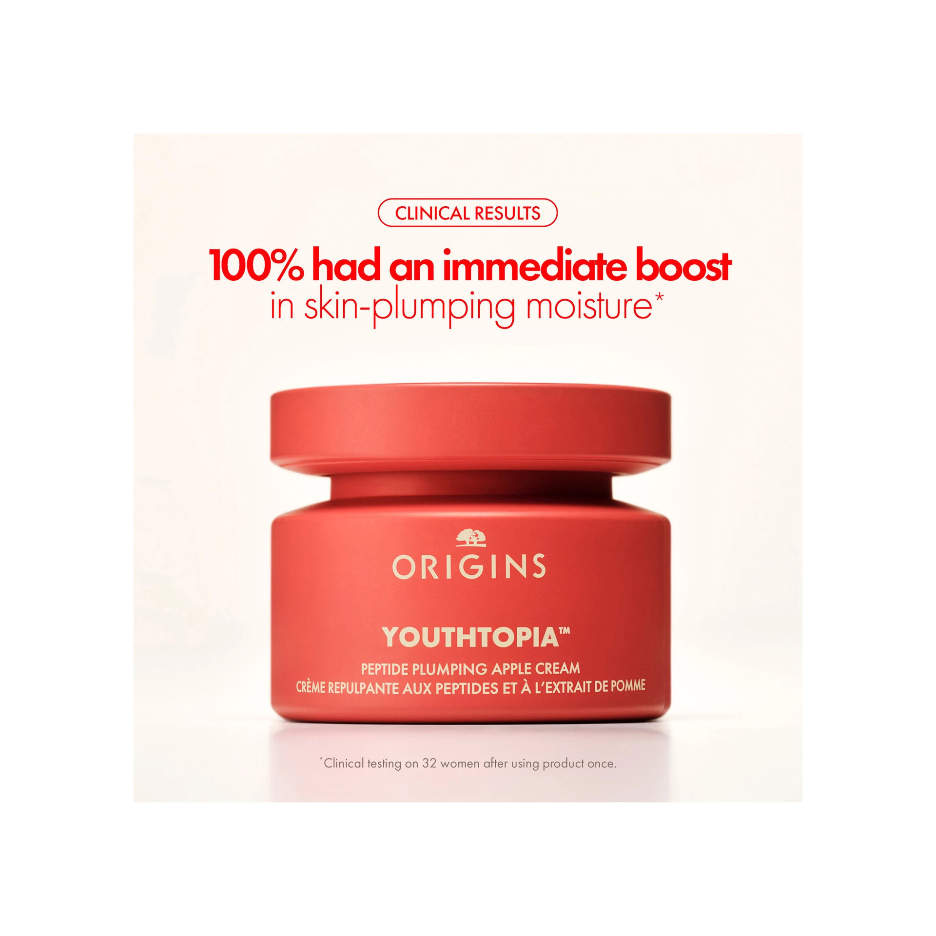 Youthtopia Peptide Plumping Apple krém hidratáló 50 ml - Origins