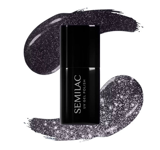 Semilac Day & Night lakier hybrydowy 399 Dark & Spark 7 ml