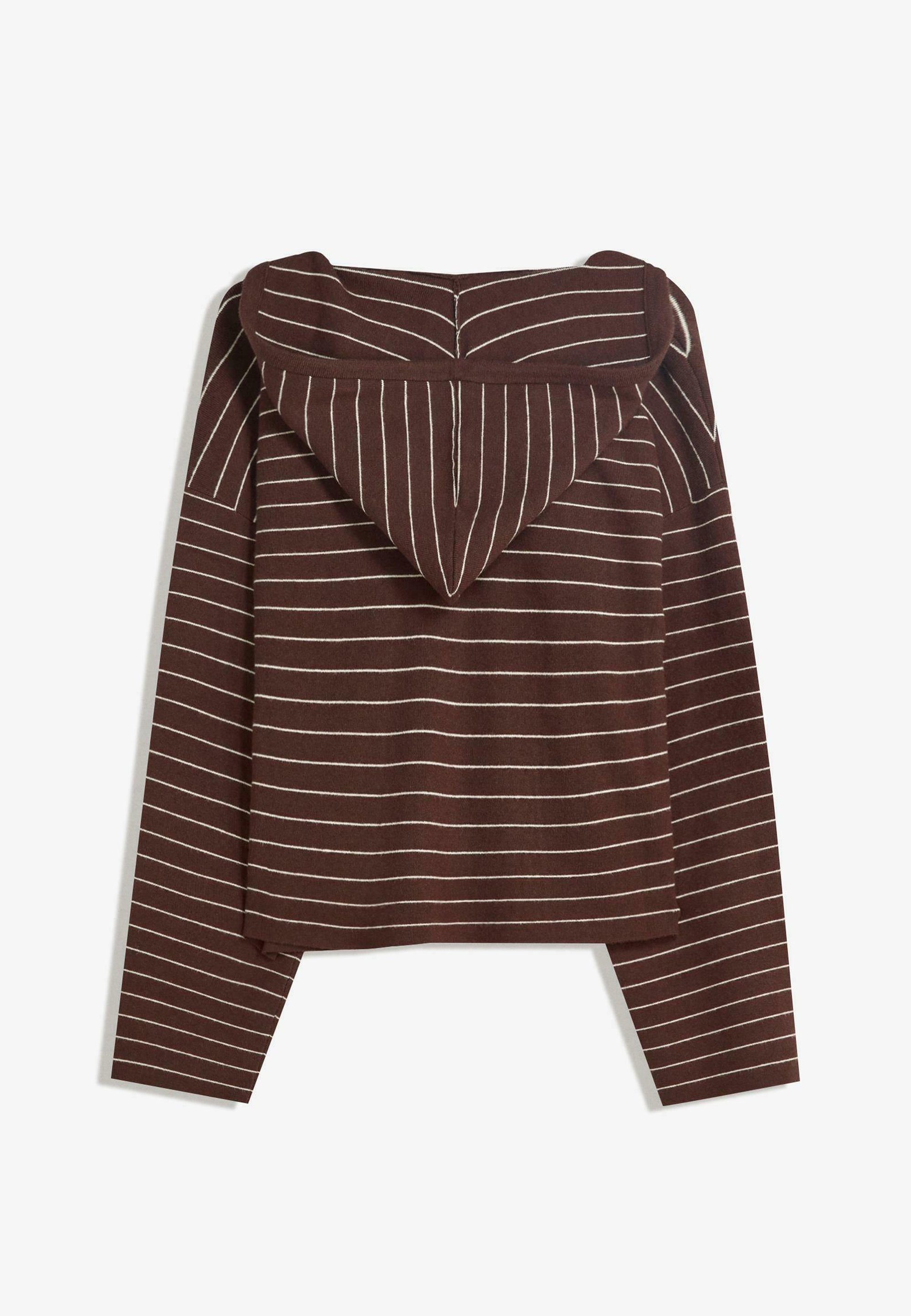 Sweat à capuche Bershka - marron foncé