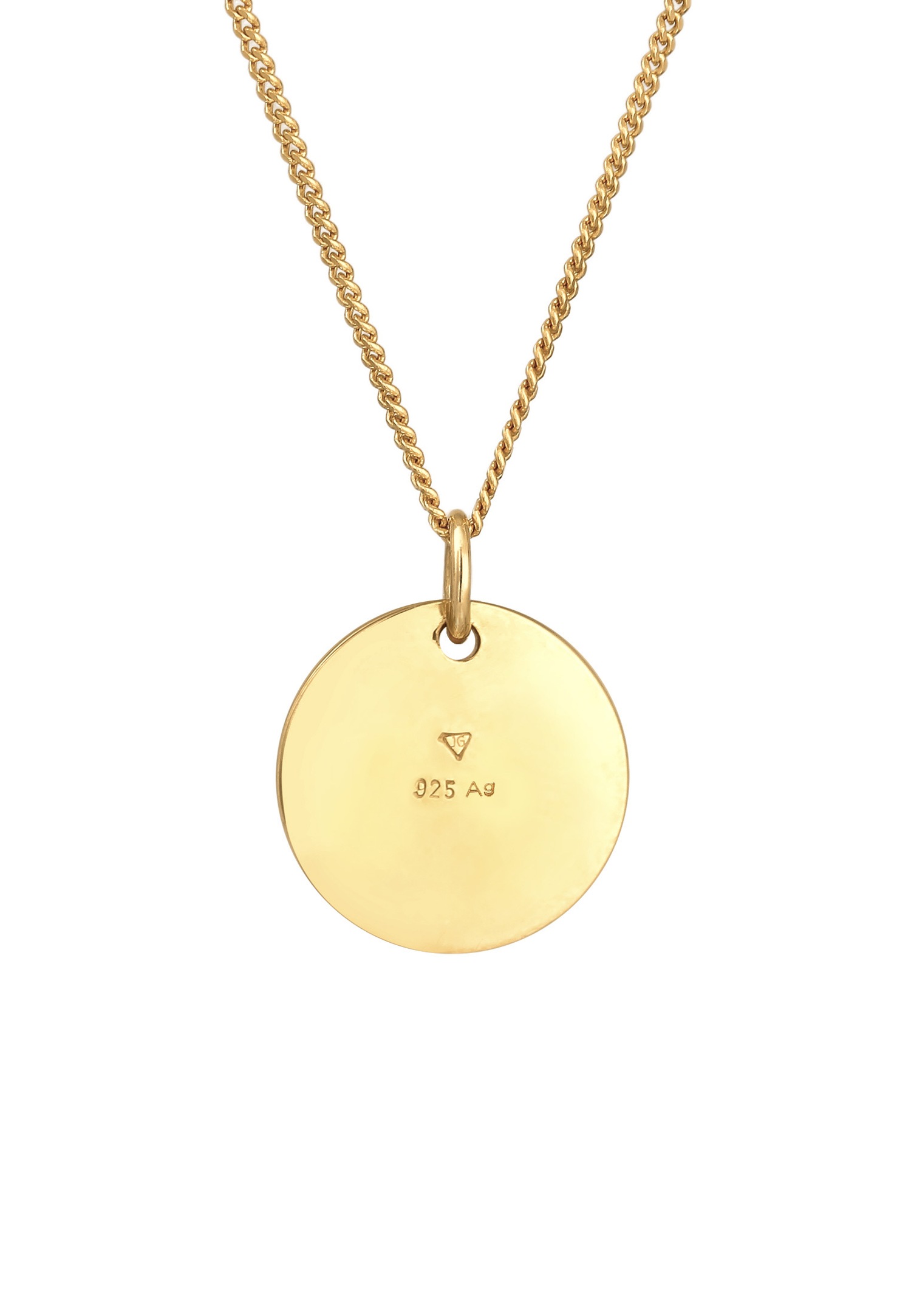 Elli Pendentif femme plaquette symbole mantra en argent massif 925