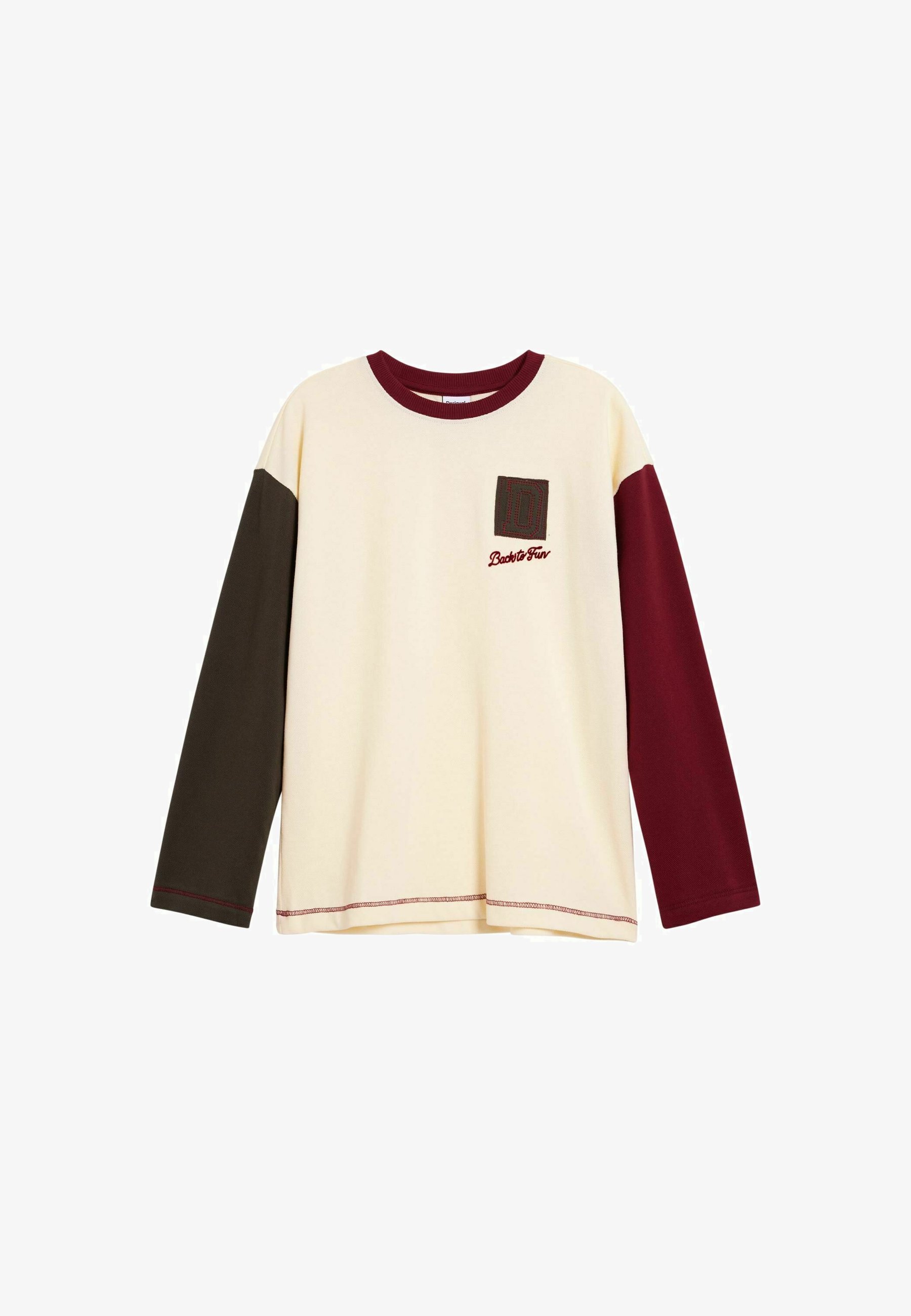 Desigual top met lange mouwen - wit