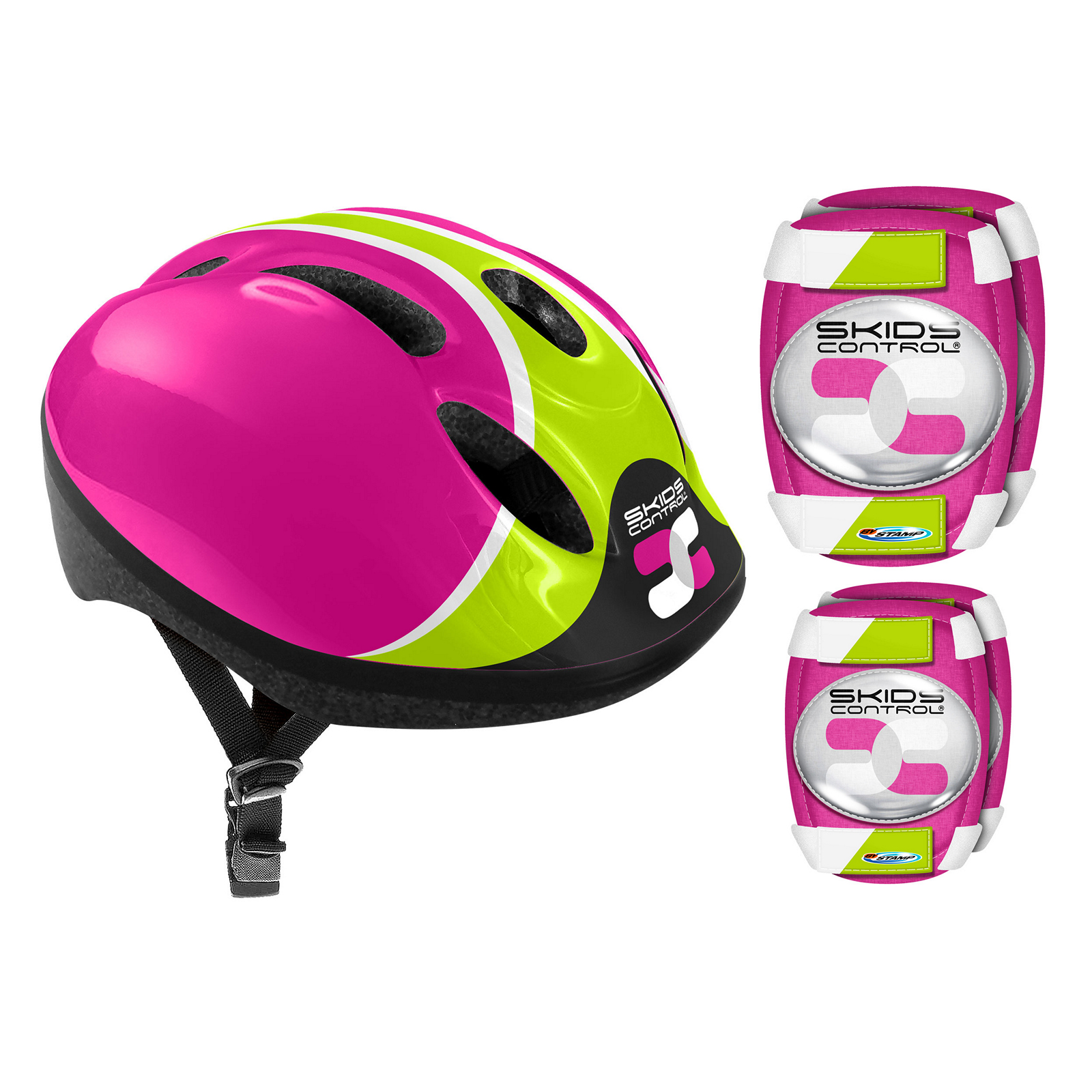 Rodilleras Y Coderas Skids Control Casque Pour Bébé Hauteur 53-56 Cm