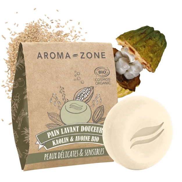 Sæbefri rensebar, mild kaolin og økologisk havre
