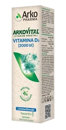 ARKOPHARMA Arkopharma Arkovital Vitamine D3 15 ml Natuurlijk vitamine D3-supplement