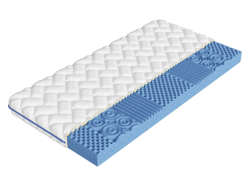 Dwustronny materac piankowy Blue 12 cm
