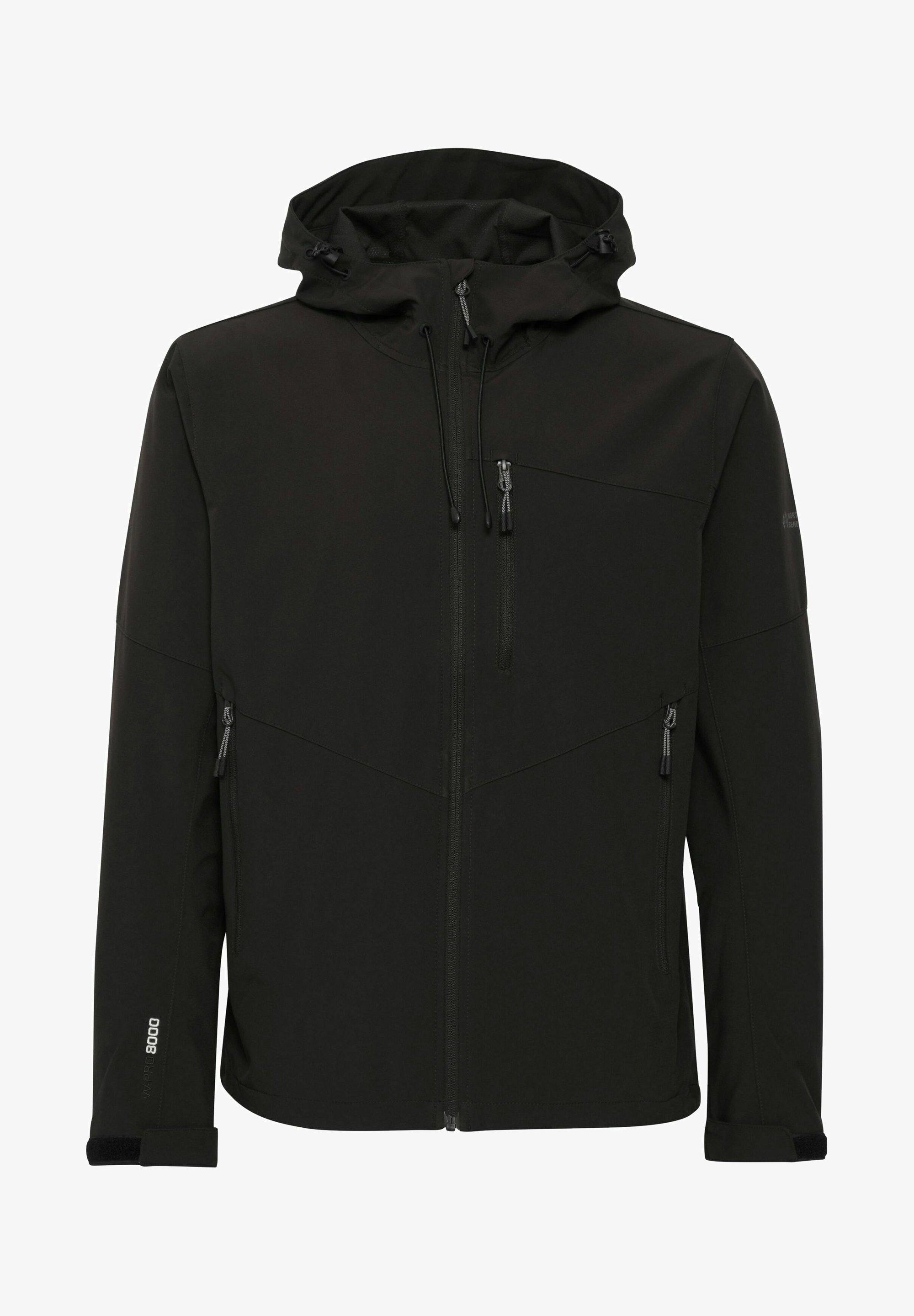 Veste d'extérieur North Bend NBRODY M W-PRO 8000 avec revêtement imperméable - noire