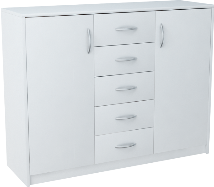 Komoda K019 Biały 85x110x35 cm Bestseller