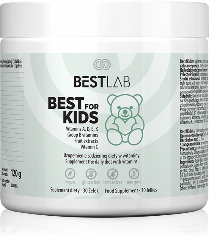 BESTLAB Best4Kids multivitamīnu uztura bagātinātājs bērniem