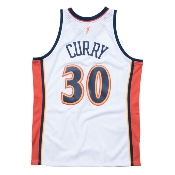 Camisa de basquete - MITCHELL & NESS - GS Warriors-Ste SMJYGS18169 - Branca - Manga curta - Unissex