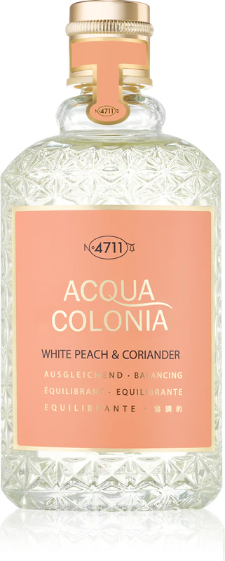 4711 Acqua Colonia Pêssego Branco e Coentro colônia unissex