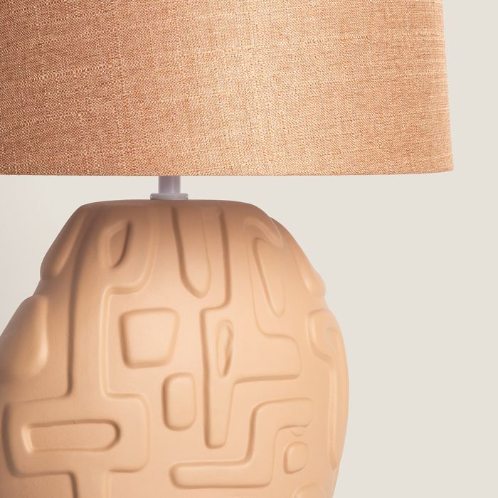 Surab Beige Keramische Tafellamp