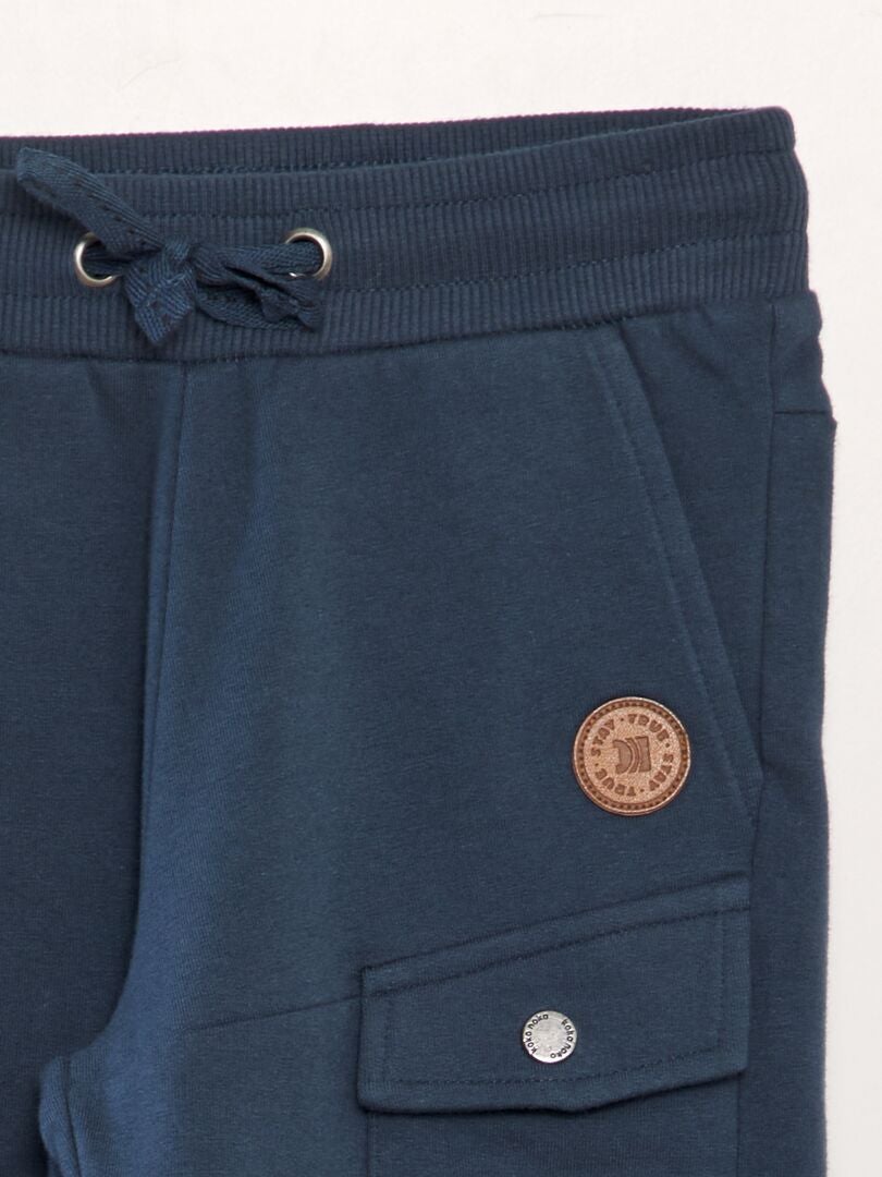 Fleece shorts - BLAUW