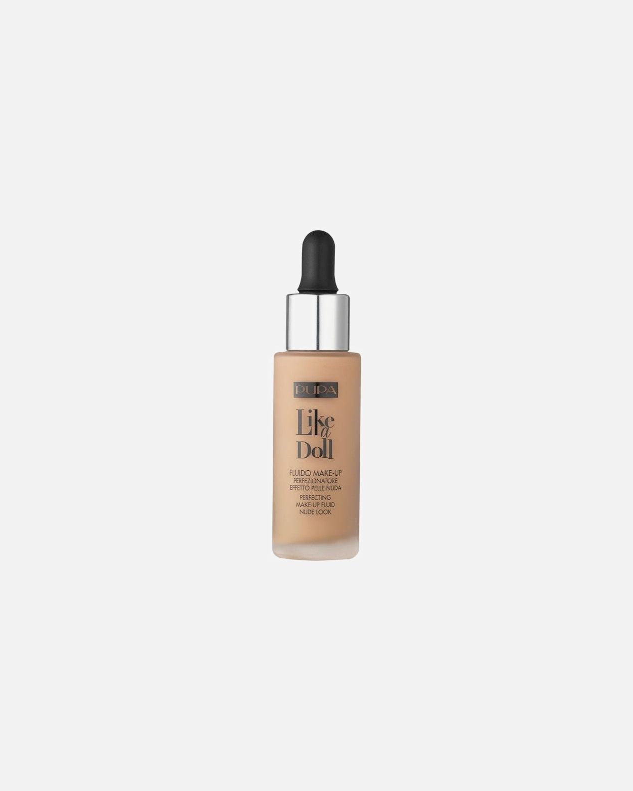 PUPA Milano makiažo pagrindas „Like A Doll“ – fluidas, 30 ml