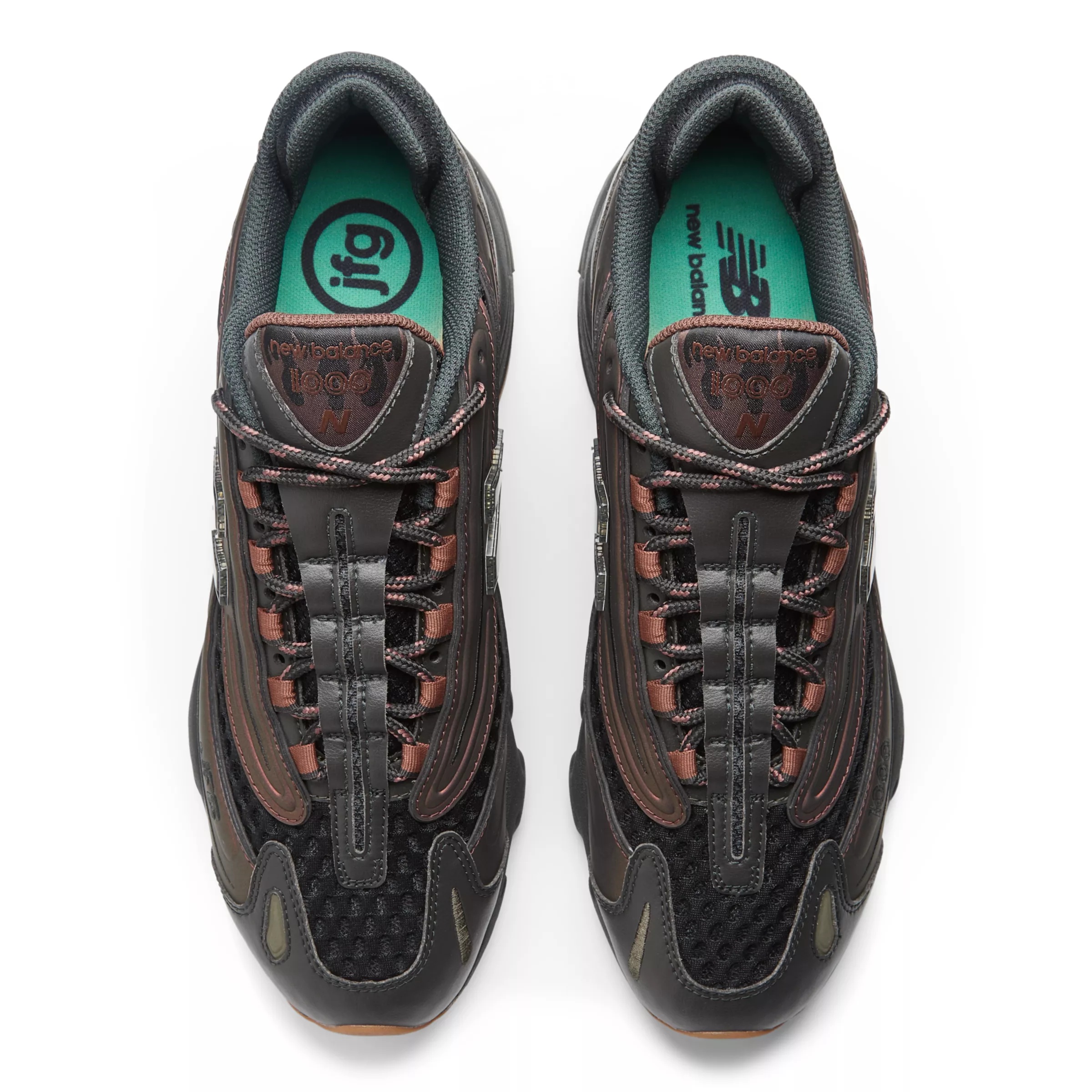 Joe Freshgoods x New Balance 1000 Pirate black con nutmeg
