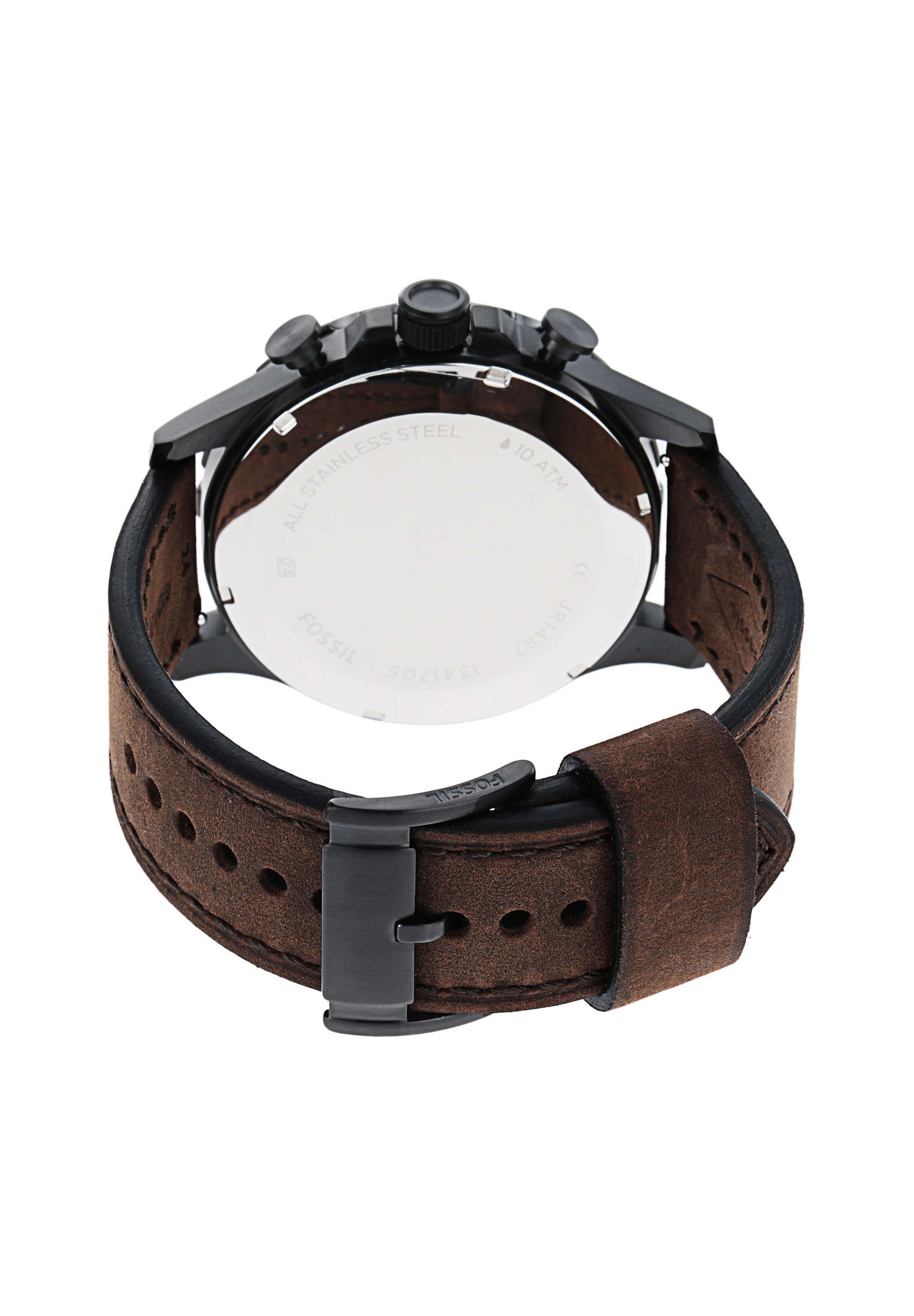 Hodinky Fossil Chronograph - hnědé