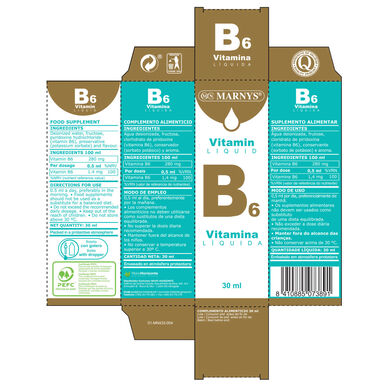 Marnys Liquid Vitamin B6 30 ml 30 ml