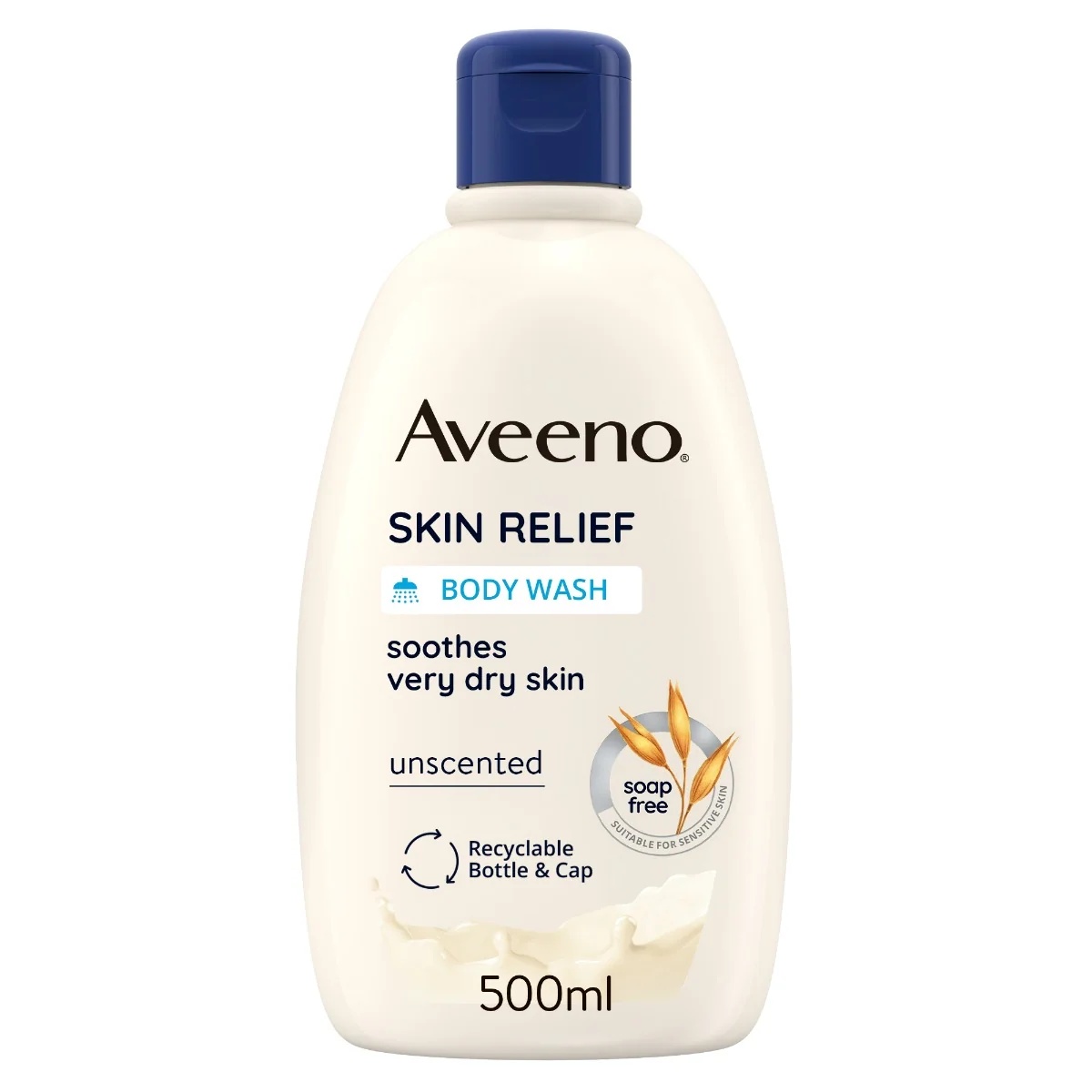 AVEENO Aveeno Skin Relief Wash Gel de banho calmante 500 ml fórmula vegana