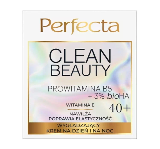 Perfecta Clean Beauty wygładzający krem na dzień i na noc 40  50ml