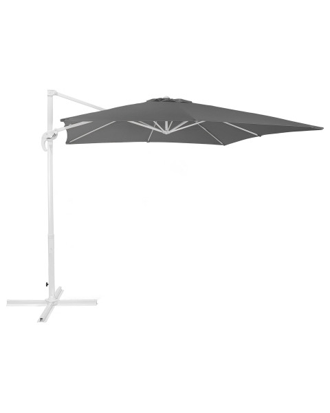 Parasol ogrodowy składany 250 cm szary