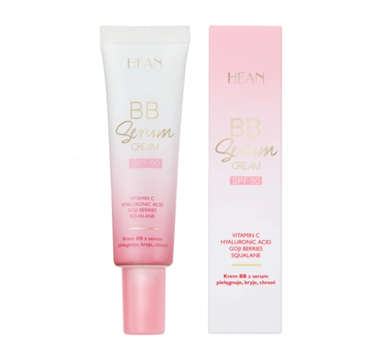 Hean BB Serum rozświetlający krem BB do twarzy SPF50 02 Natural 30 ml
