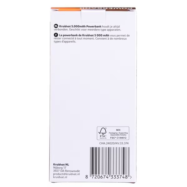 Powerbanka Kruidvat 5 000 mAh<br>