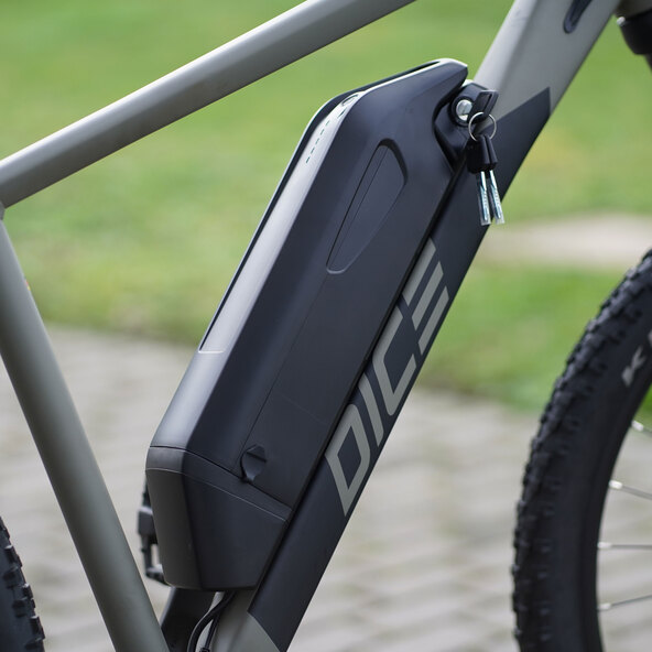 DownTube replacement battery for trekking e-bike, 12.8 Ah