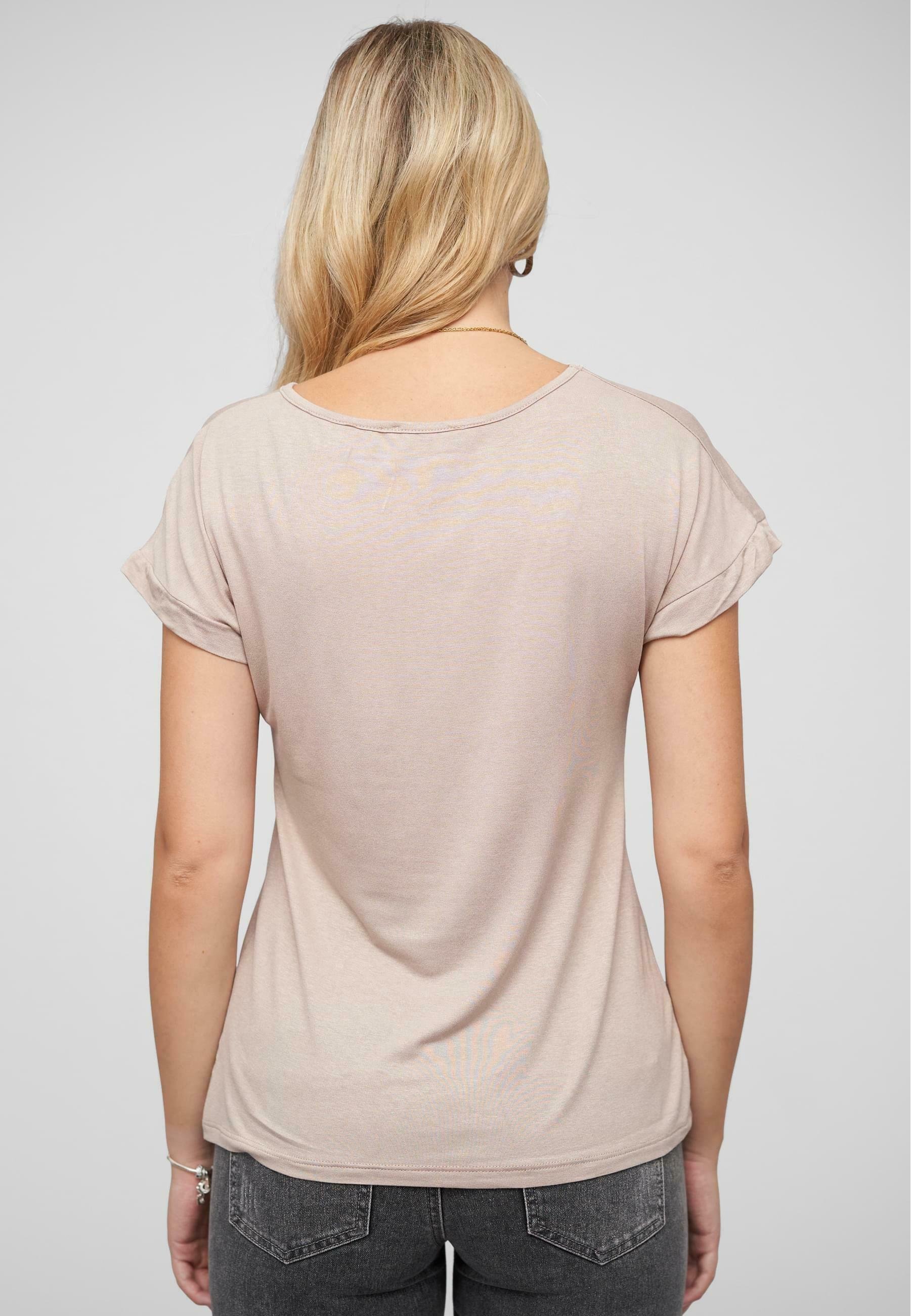 Osnovna majica kratkih rukava Cloud 5ive - bež