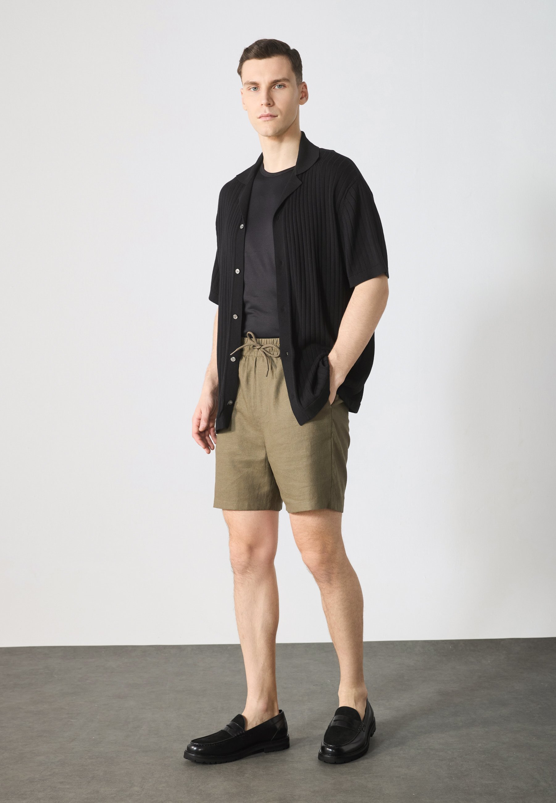 Zign LEATHER - Mocassins - noirs