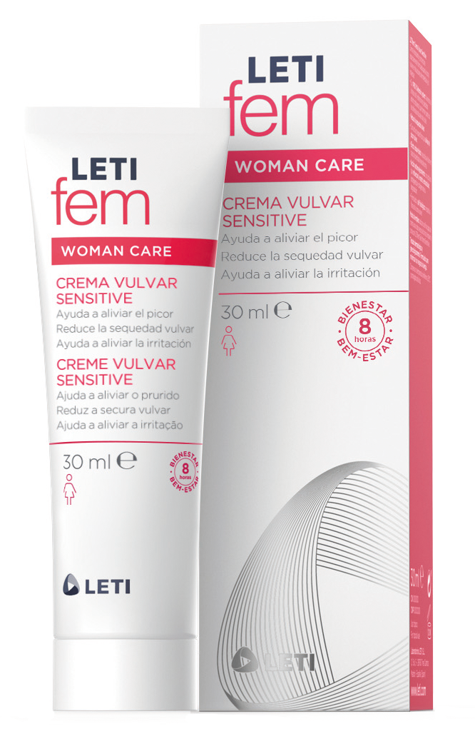 „Letifem Sensitive Vulvar“ kremas Moterų priežiūra