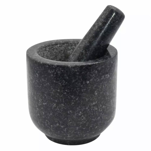 Moździerz z powłoką granitową kamienny 12x12cm KINGHOFF