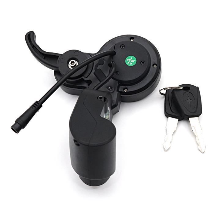 Velocímetro LCD universal para patinete eléctrico ZQ-100 con velocímetro, pantalla de 6 pines para patinete eléctrico
