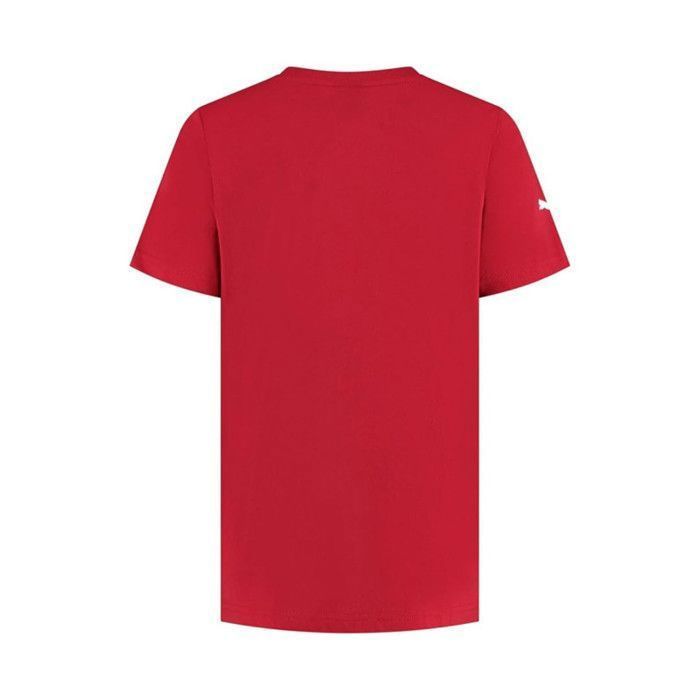 PUMA Men's Scuderia Ferrari F1 T-Shirt with Large Black Scudetto Logo