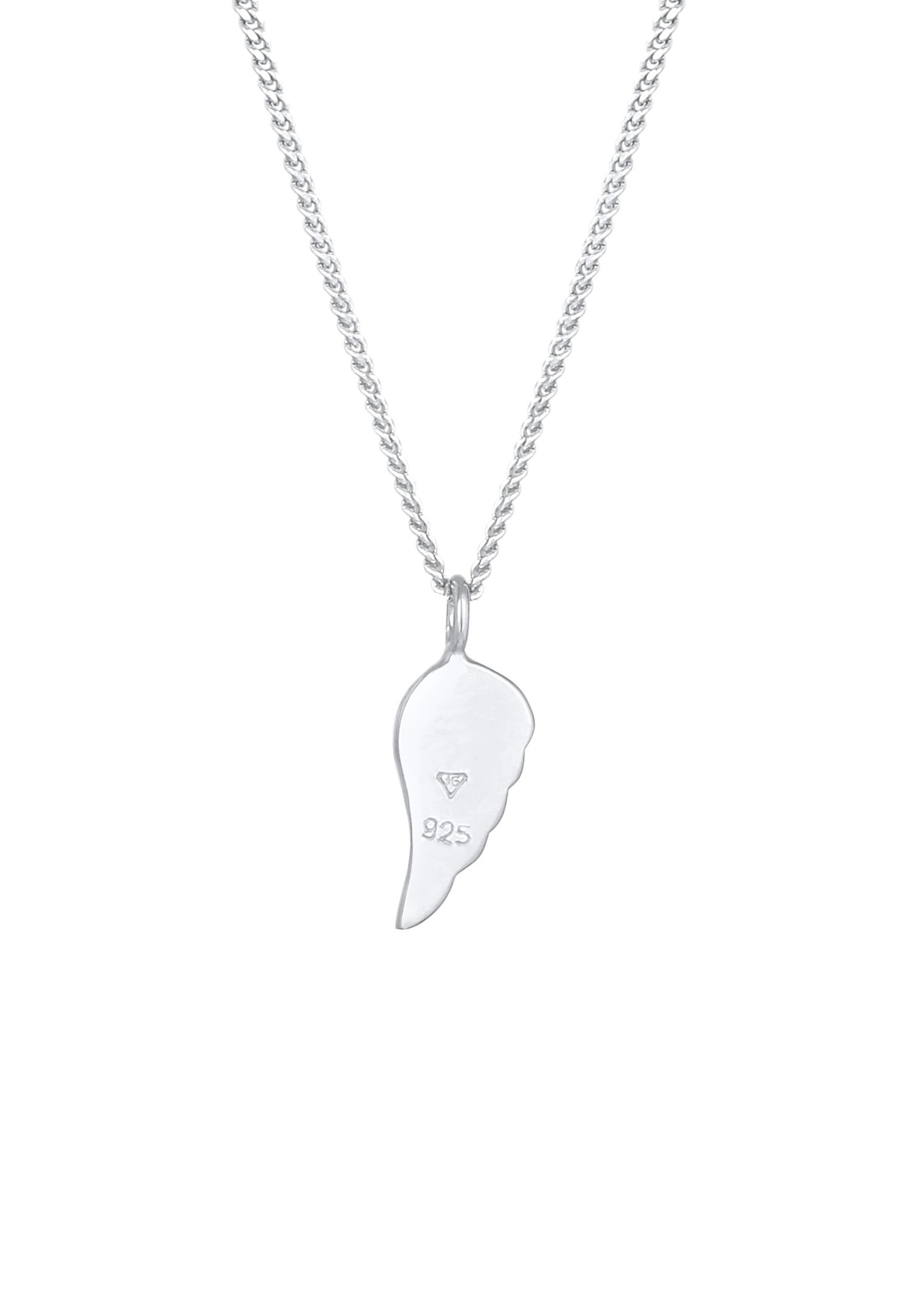 Elli Ailes Pendentif Ange Foi Réligion Collier Enfants - (925/1000) Argent