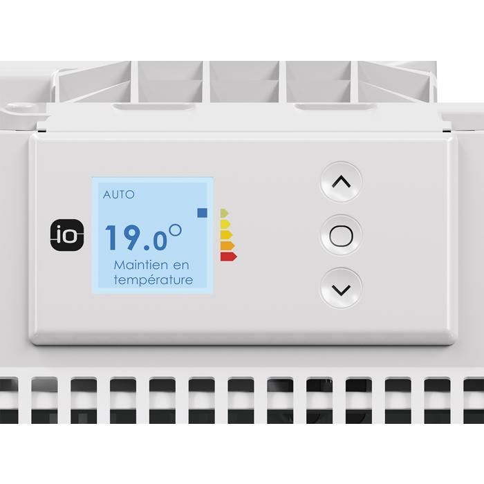 Radiador eléctrico inteligente horizontal INGENIO 4 de 1000 W, blanco mate - THERMOR - 479323