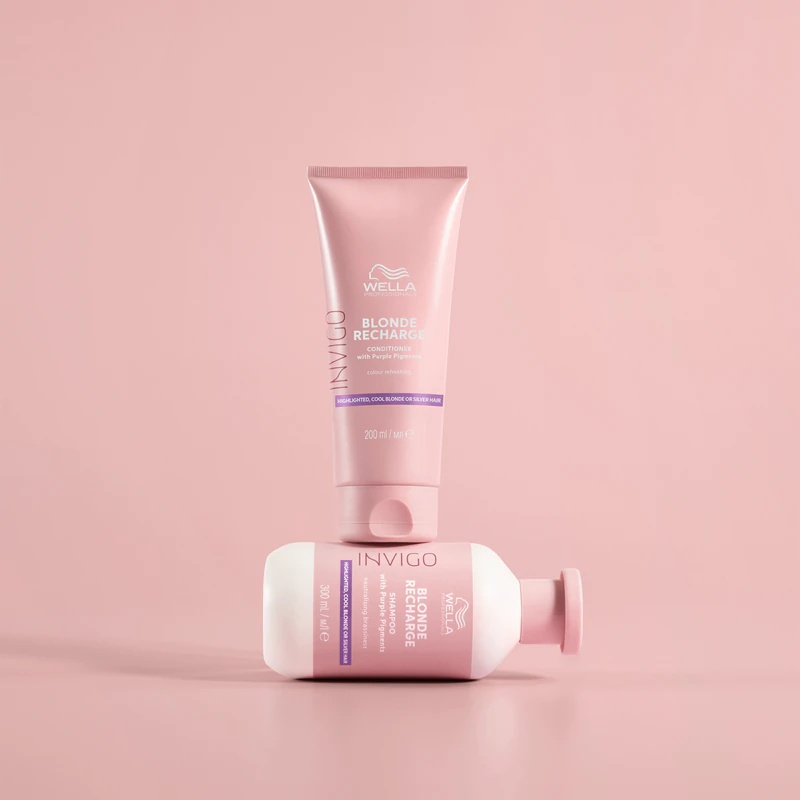 Wella Professionals Invigo Blonde Recharge vijolični balzam, ki nevtralizira rumene tone