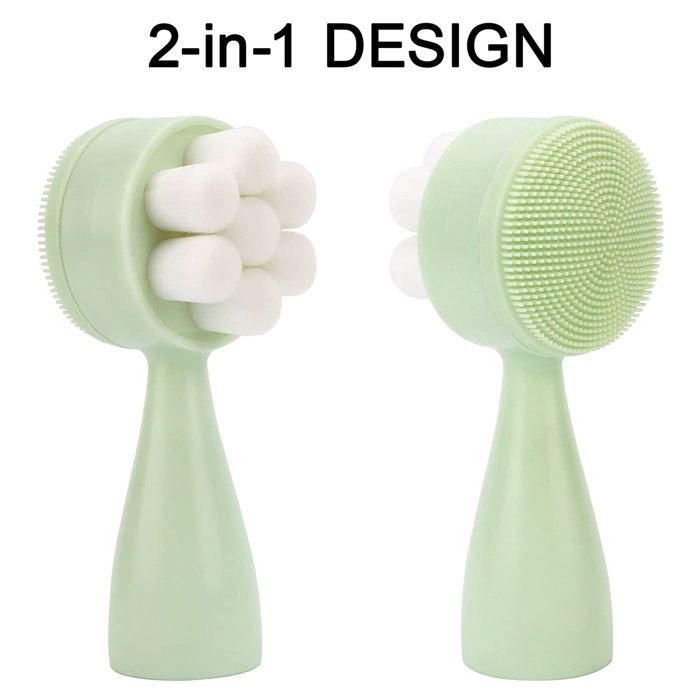 2-in-1 Gesichtsreinigungsbürste, Peeling-Gesichtsbürste, Tiefenreinigungsbürste, Bürste