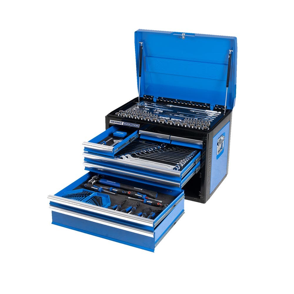 Conjunto de ferramentas KINCROME Evolution TFL, 197 peças, 7 gavetas, P1703