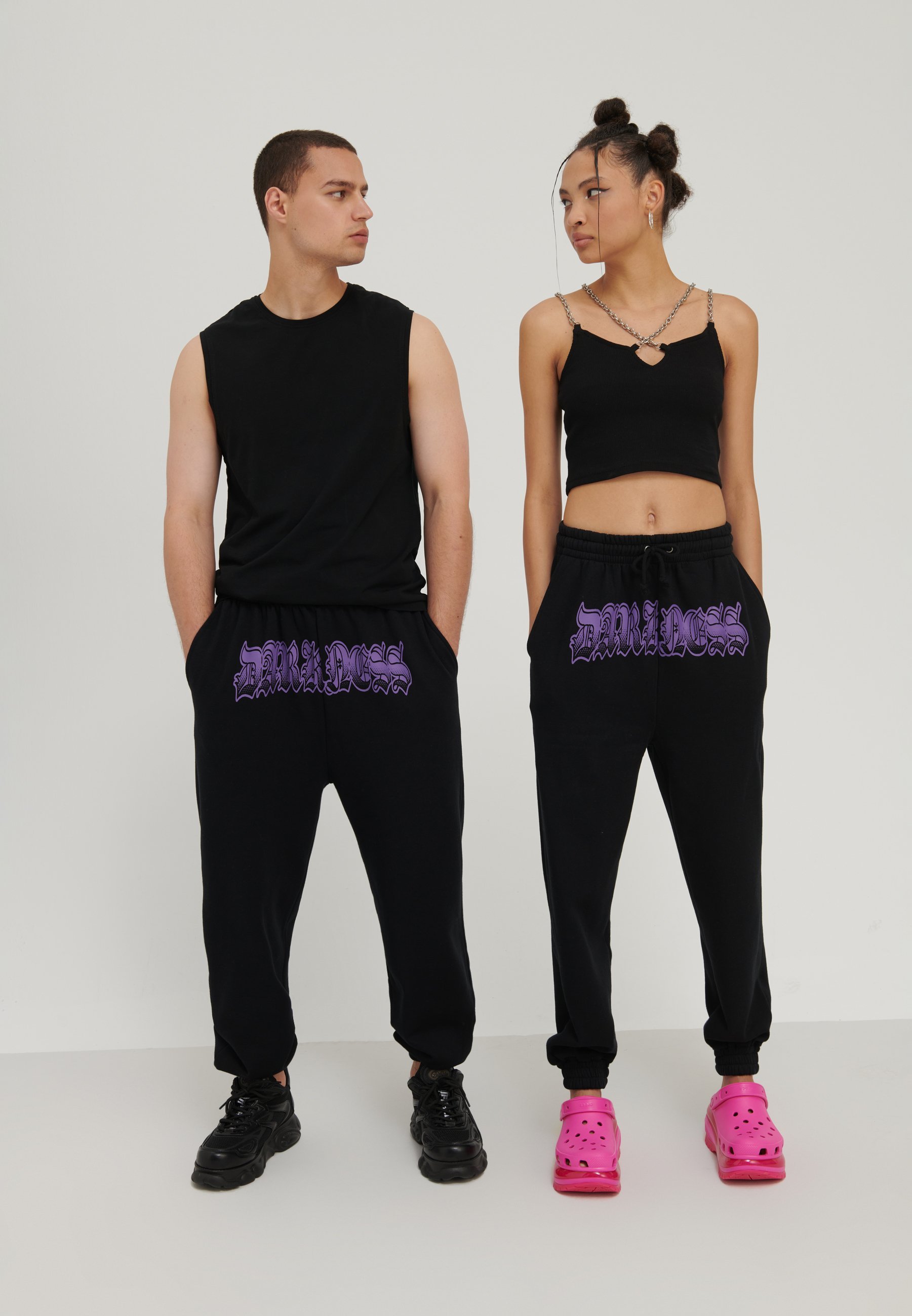 YOURTURN UNISEX - Trainingsbroek - zwart