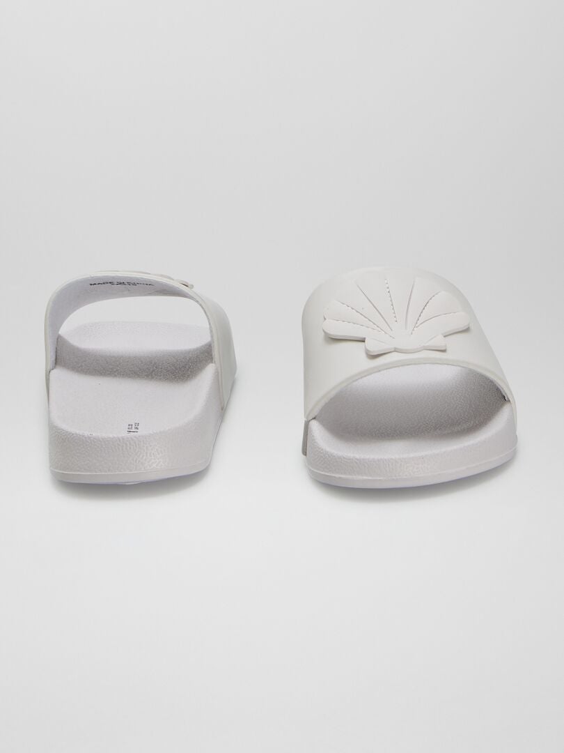 Strandslippers 'Seashell' - BEIGE
