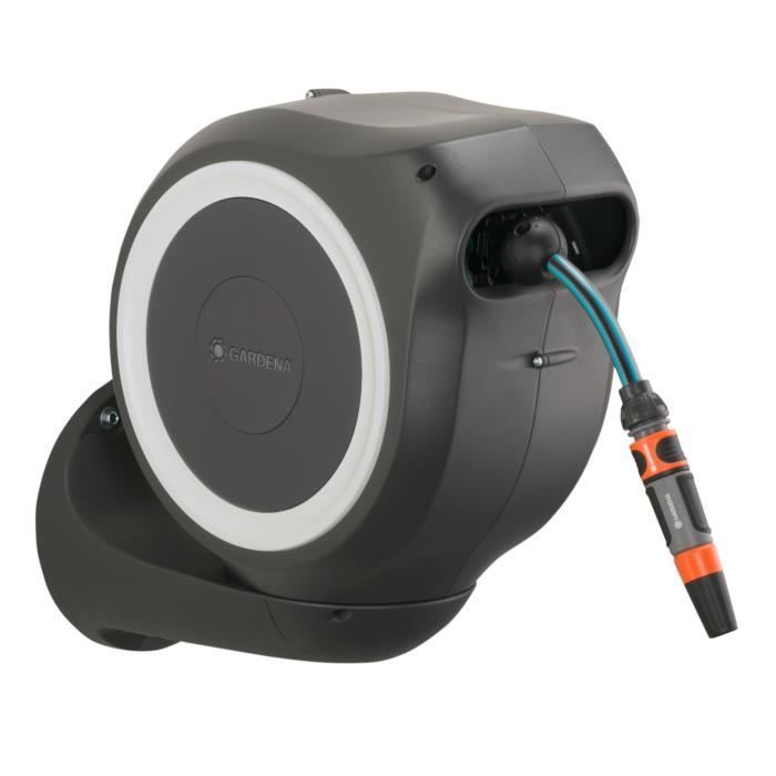 Enrollador de manguera automático de pared GARDENA RollUp S de 15 m