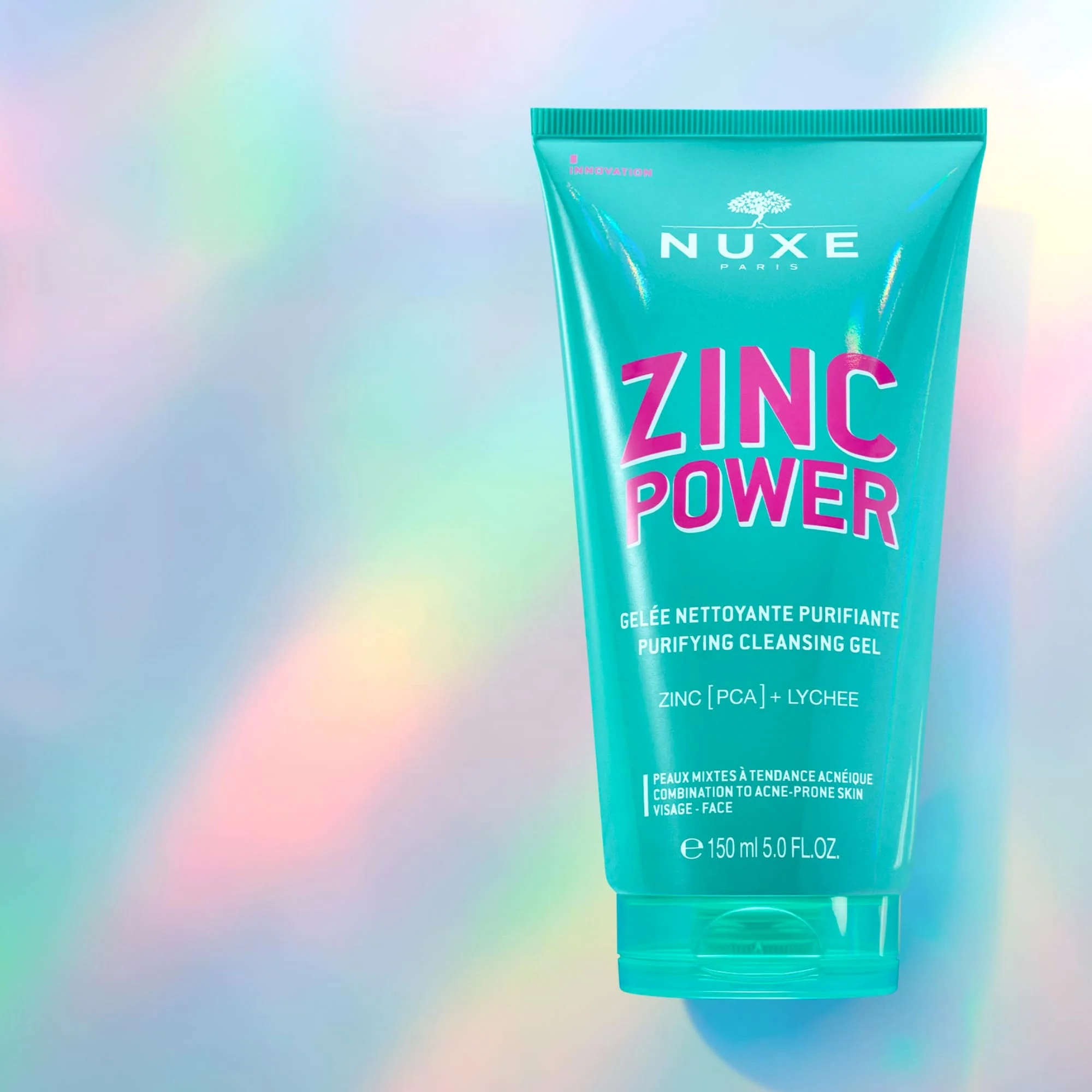 Zinc Power Gel Detergente - Gel viso antimperfezioni, Gel detergente viso