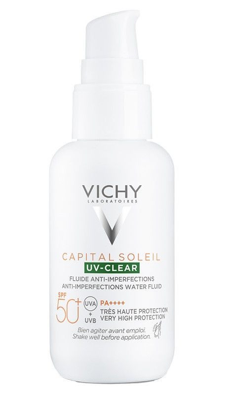 Capital Soleil UV Clear SPF50 fluid protiv nesavršenosti Ljekarna za zaštitu od sunca