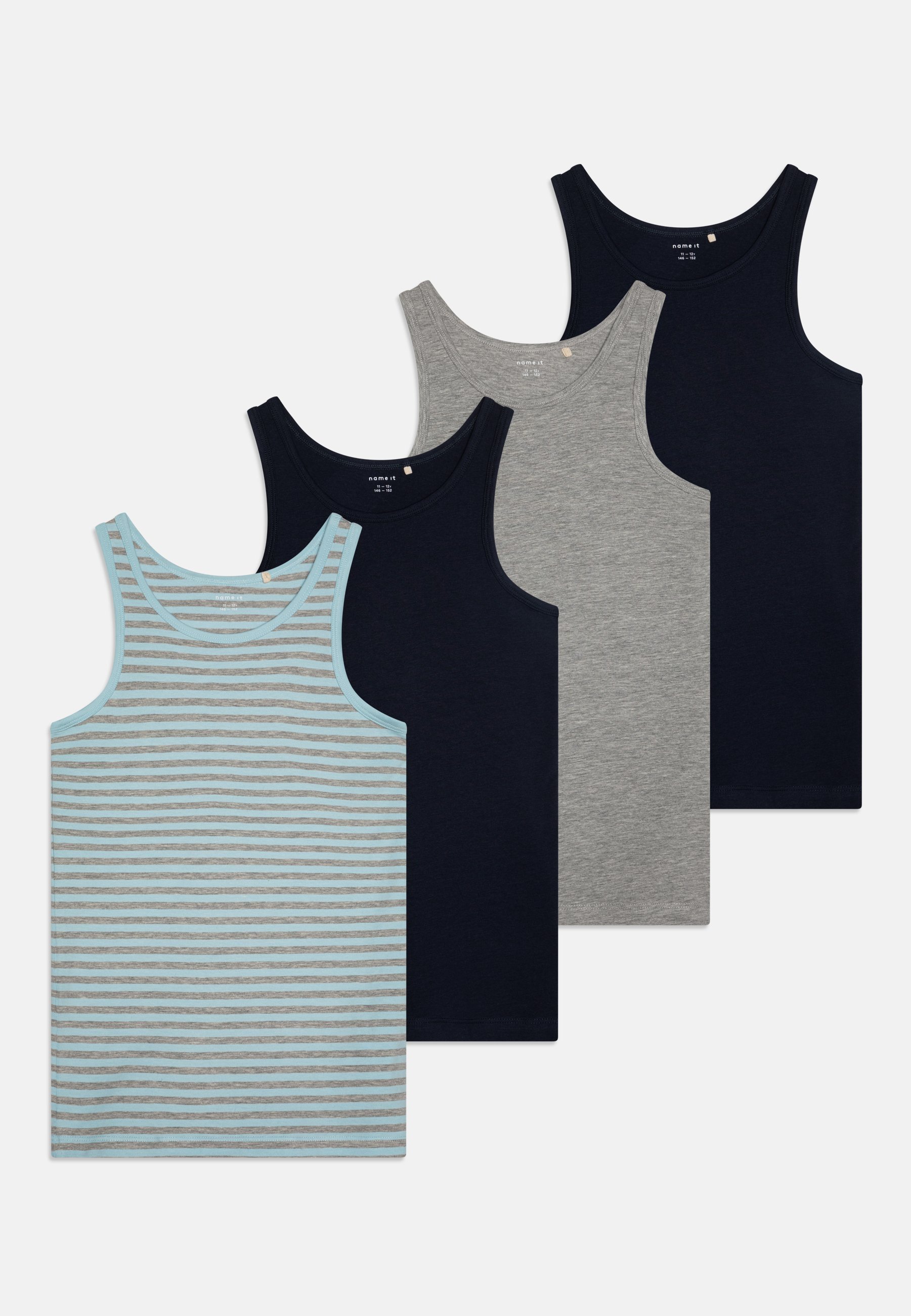 Noem het NKMTANK 4-PACK - Onderhemd - aquamarijn