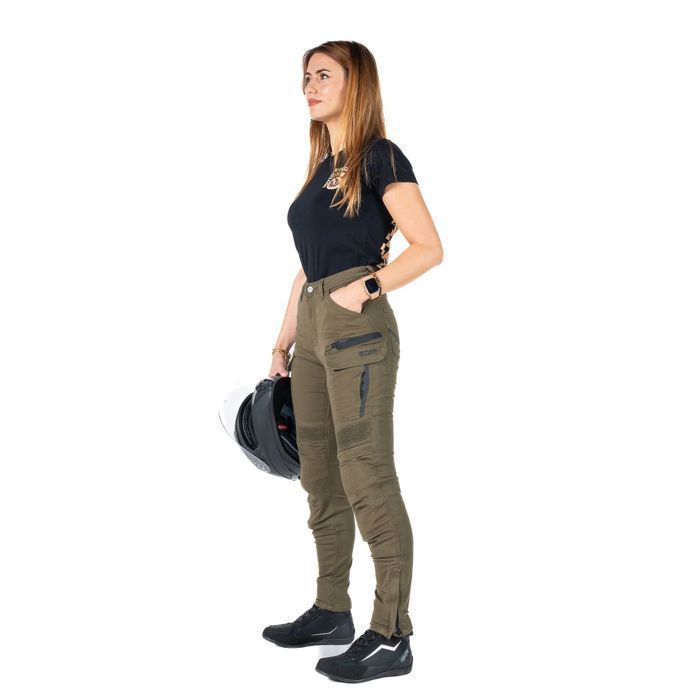 Pantalones de moto para mujer certificados | VICKI LADY MOTOBLOUZ