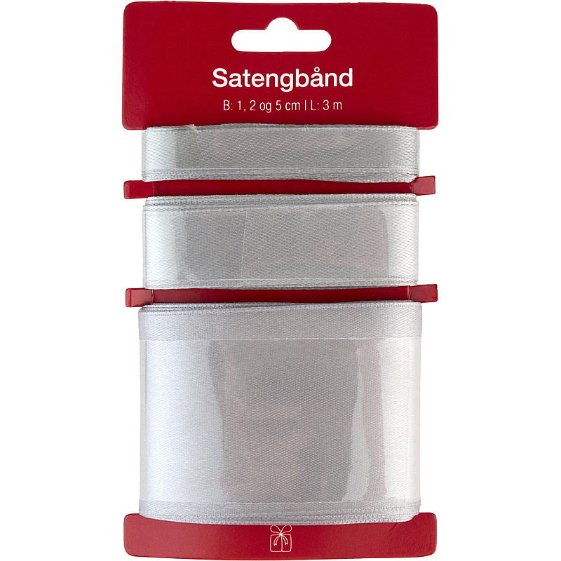 Giform satinbånd 1/2/3 cm l: 3 m