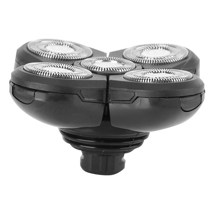 SALALIS Remplacement de rasoir électrique Rasoir à barbe électrique 5 lames, tête hygiene blaireau Tête de coupe de rechange 5